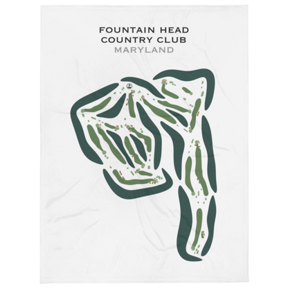 Fountain Head Country Club, Maryland - Printed Golf Courses
