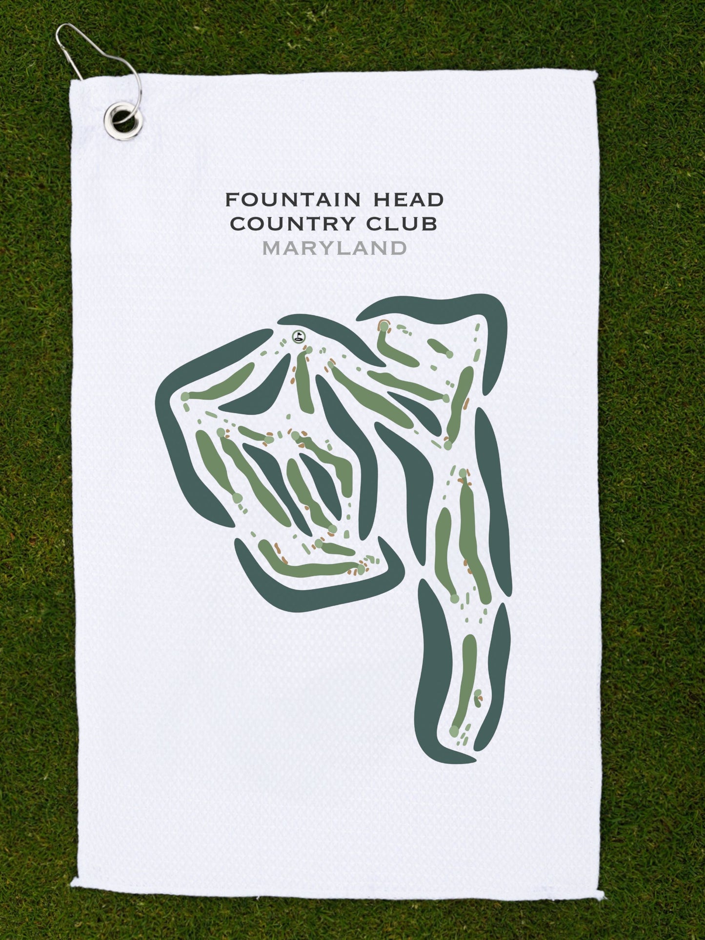 Fountain Head Country Club, Maryland - Printed Golf Courses