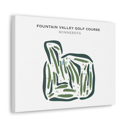 Fountain Valley Golf Course, Minnesota - Printed Golf Courses
