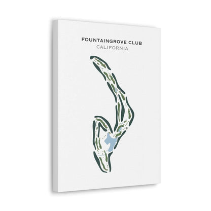Fountaingrove Club, California - Printed Golf Course