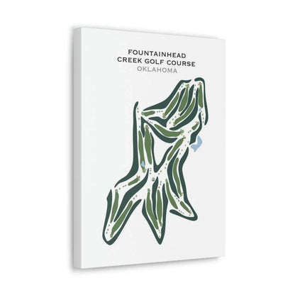 Fountainhead Creek Golf Course, Oklahoma - Printed Golf Courses