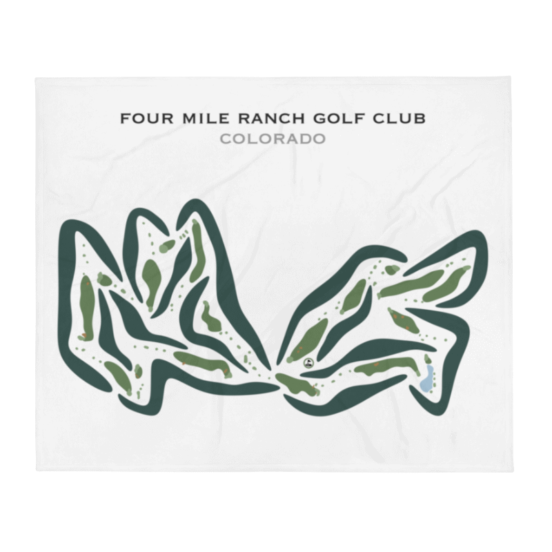 Four Mile Ranch Golf Club, Colorado - Printed Golf Courses