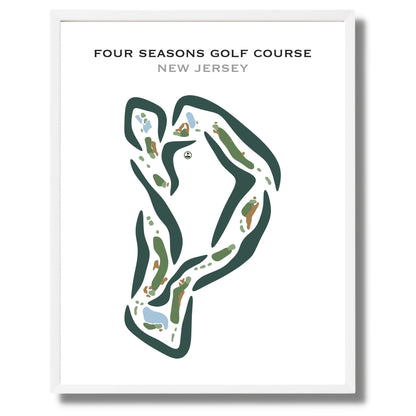 Four Seasons Golf Course, New Jersey - Printed Golf Courses