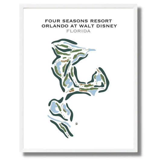 Four Seasons Resort Orlando at Walt Disney, Florida - Printed Golf Course