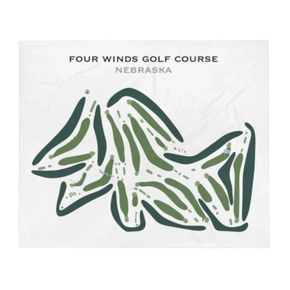 Four Winds Golf Course, Nebraska - Printed Golf Courses