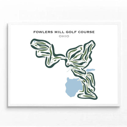 Fowler's Mill Golf Course, Ohio - Printed Golf Courses