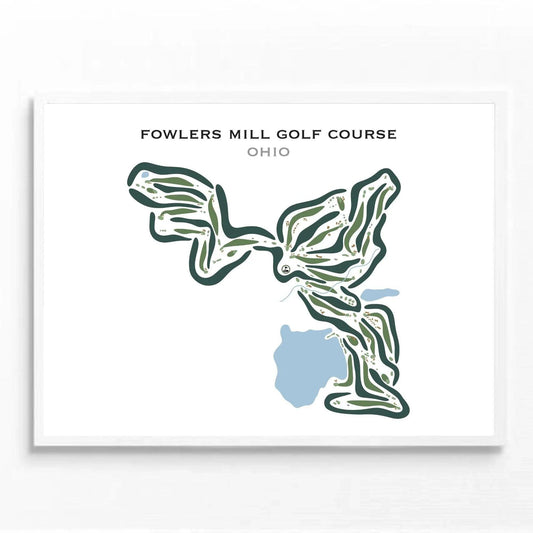 Fowler's Mill Golf Course, Ohio - Printed Golf Courses