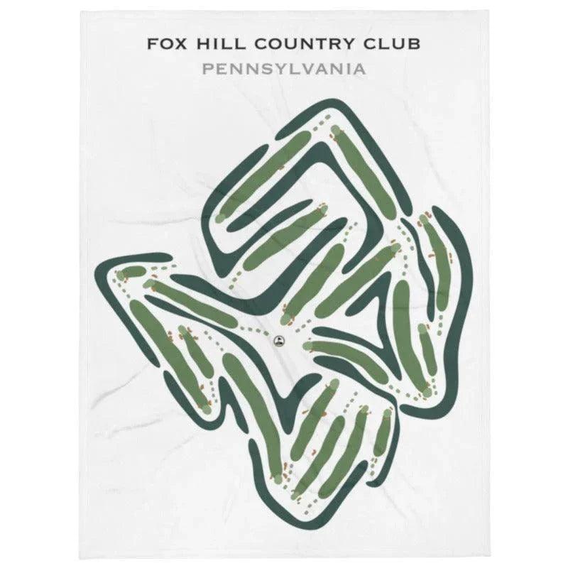 Fox Hill Country Club, Pennsylvania - Printed Golf Courses