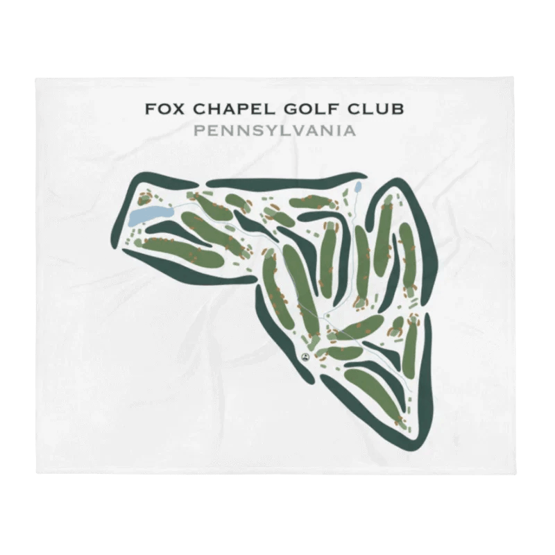 Fox Chapel Golf Club, Pennsylvania - Printed Golf Courses