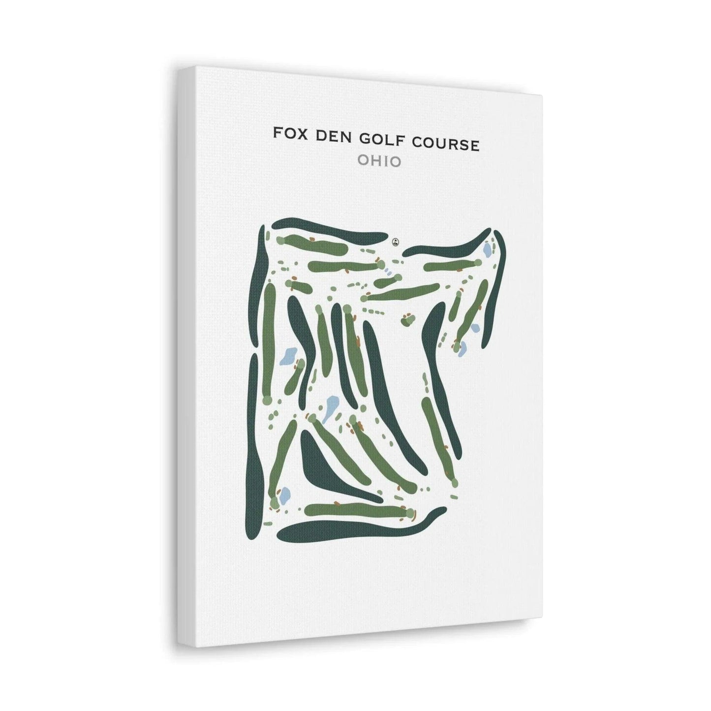 Fox Den Golf Course, Ohio - Printed Golf Course
