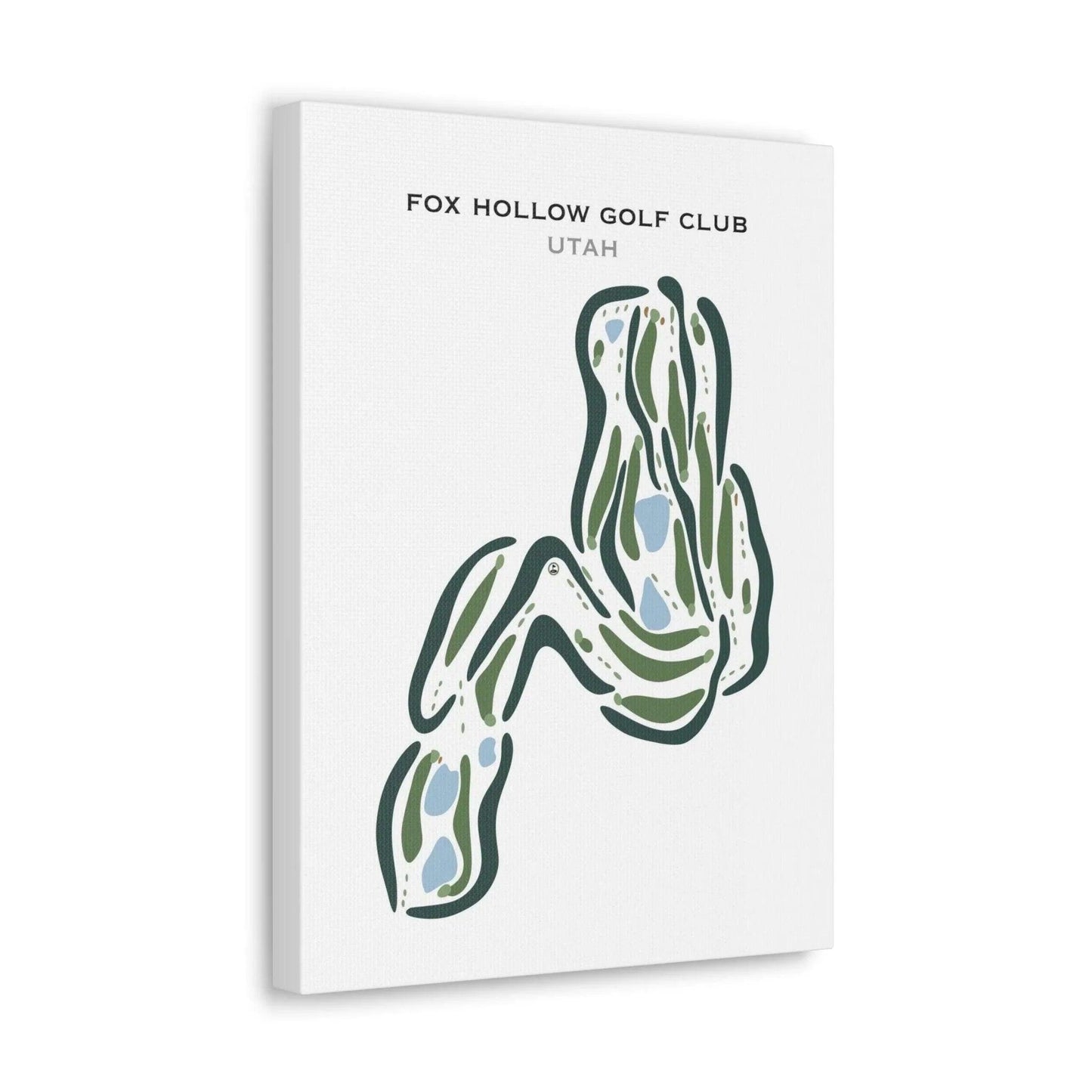 Fox Hollow Golf Course, American Fork Utah - Printed Golf Courses