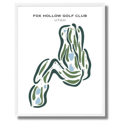 Fox Hollow Golf Course, American Fork Utah - Printed Golf Courses