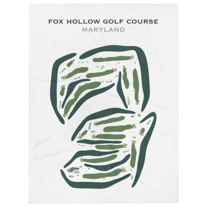 Fox Hollow Golf Course, Maryland - Printed Golf Courses