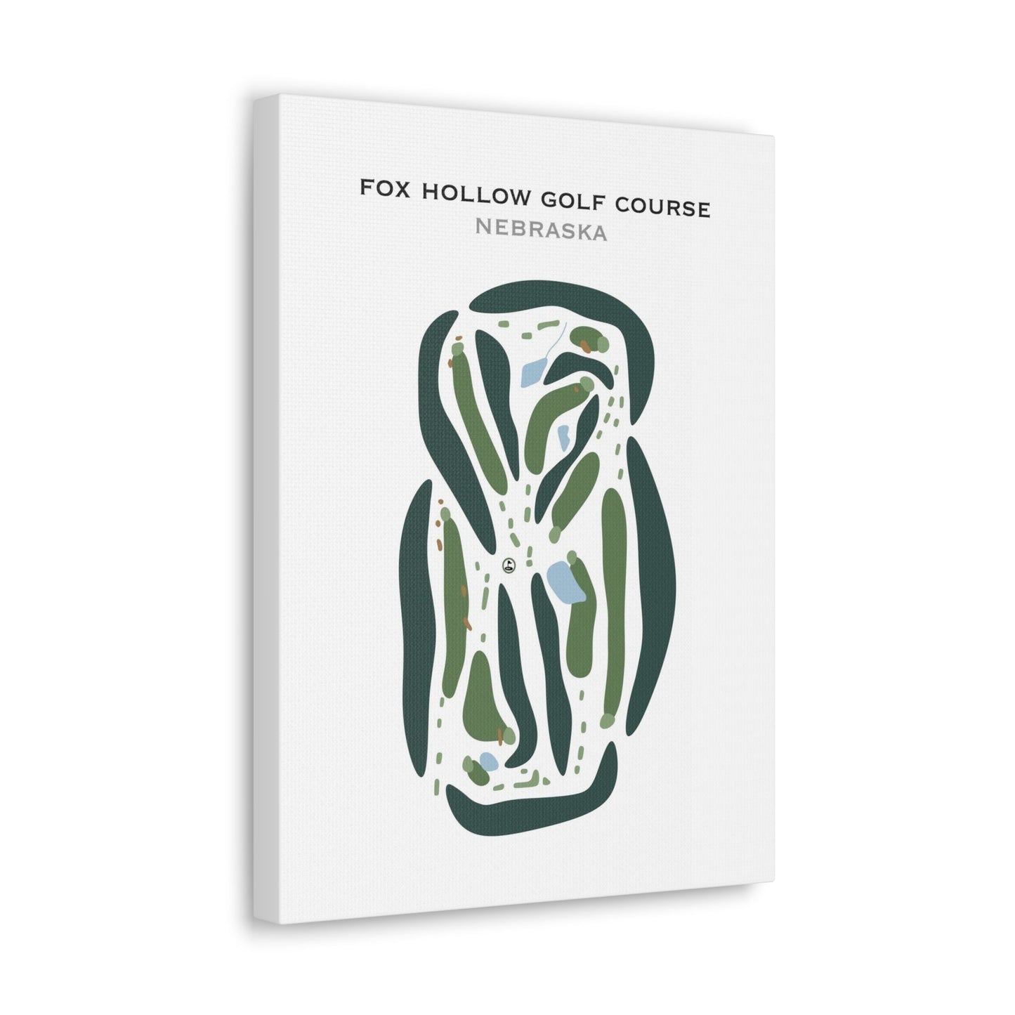 Fox Hollow Golf Course, Nebraska - Printed Golf Courses