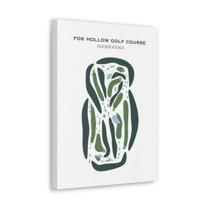 Fox Hollow Golf Course, Nebraska - Printed Golf Courses