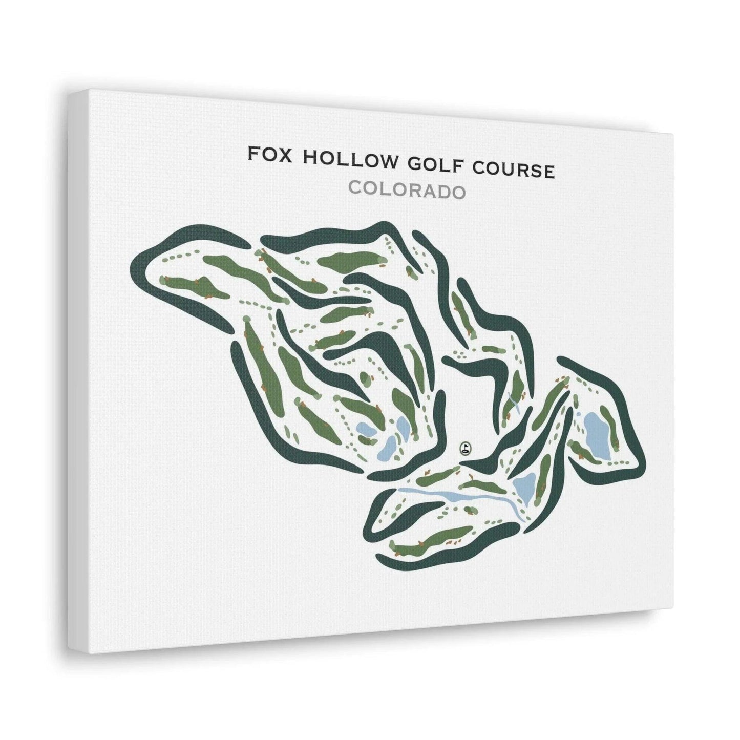 Fox Hollow Golf Course, Colorado - Printed Golf Course