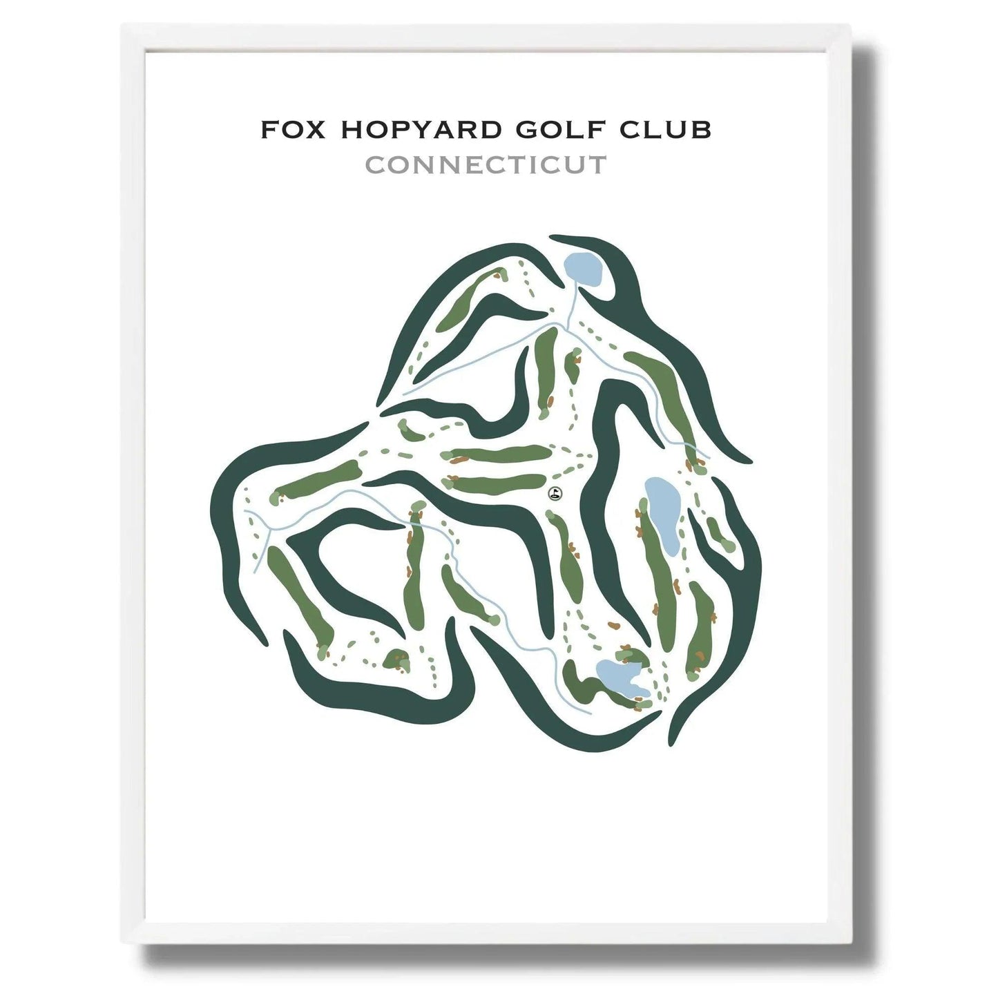 Fox Hopyard Golf Club, Connecticut - Printed Golf Courses