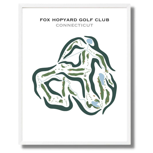 Fox Hopyard Golf Club, Connecticut - Printed Golf Courses