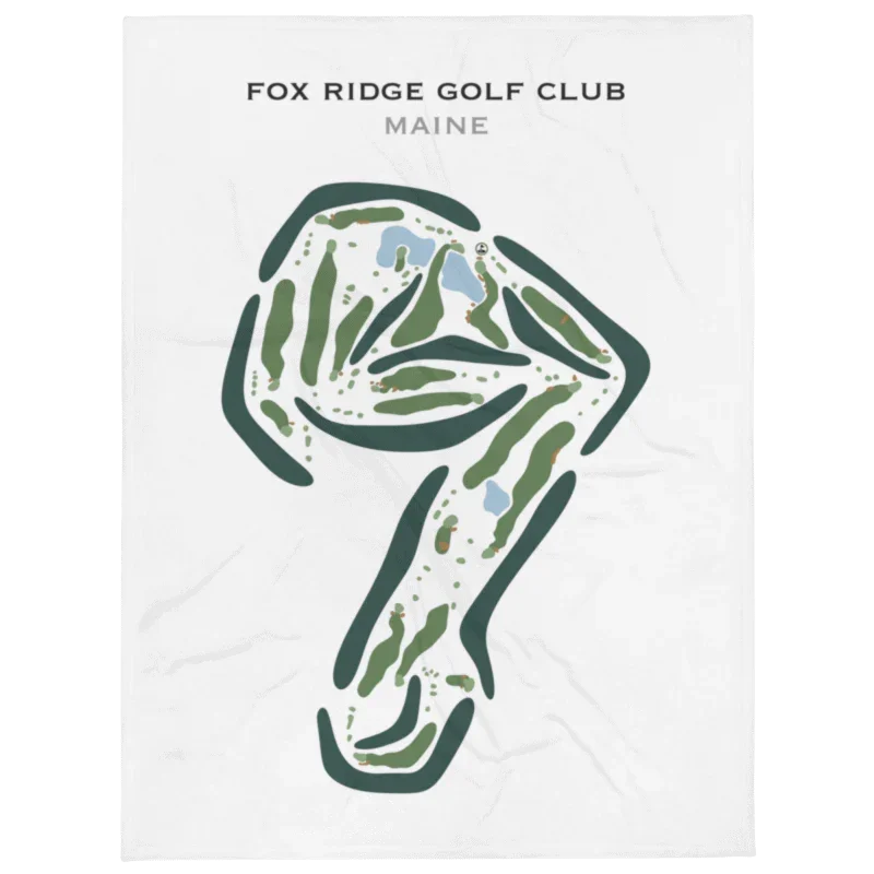 Fox Ridge Golf Club, Maine - Printed Golf Courses