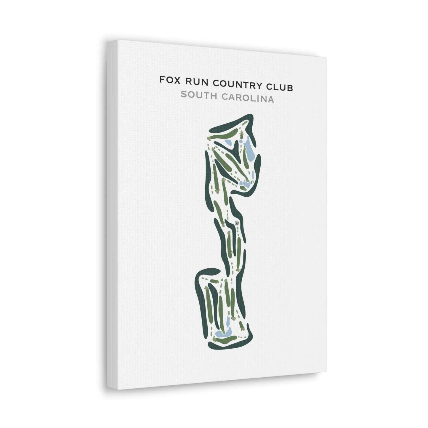 Fox Run Country Club, South Carolina - Printed Golf Course