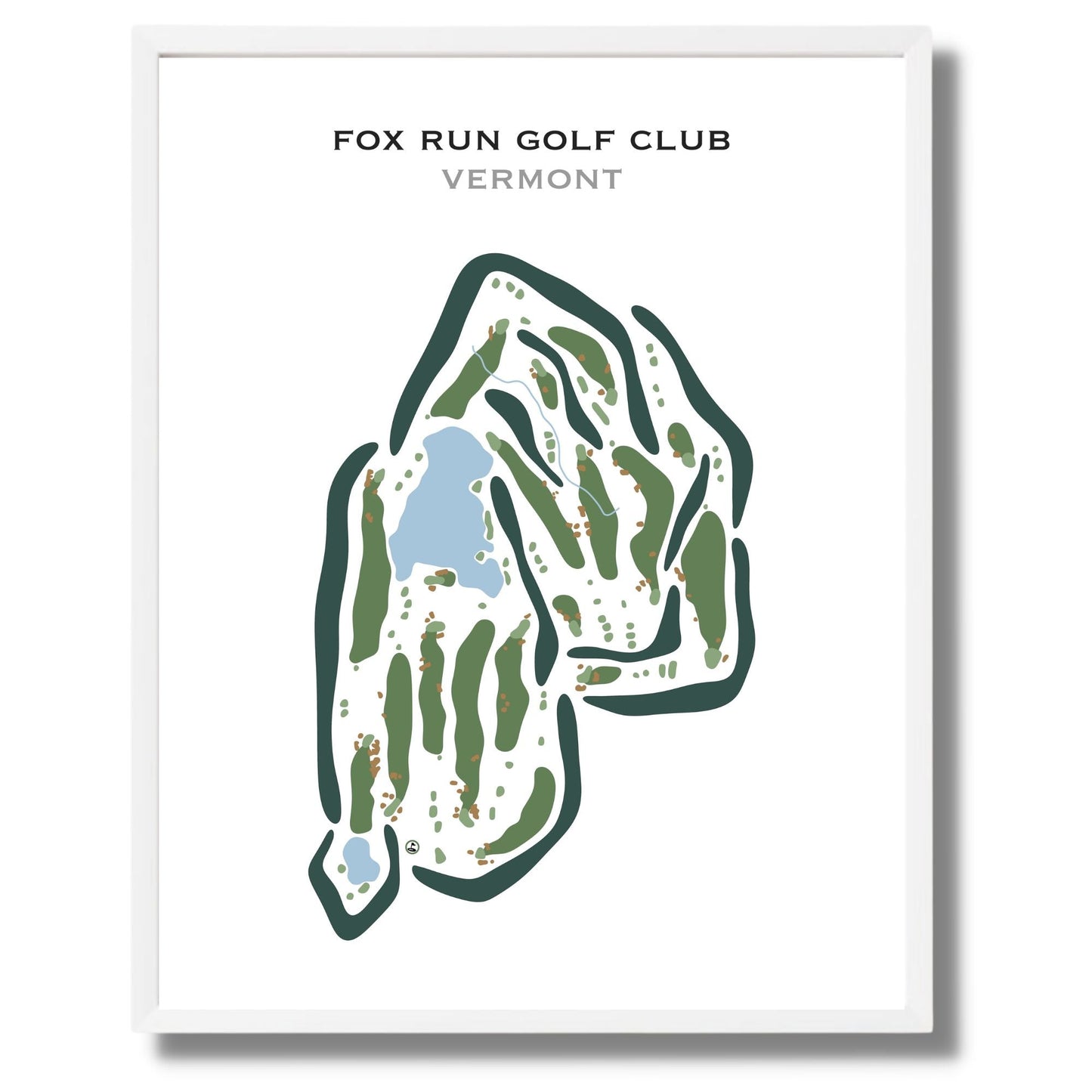 Fox Run Golf Club, Vermont - Printed Golf Courses