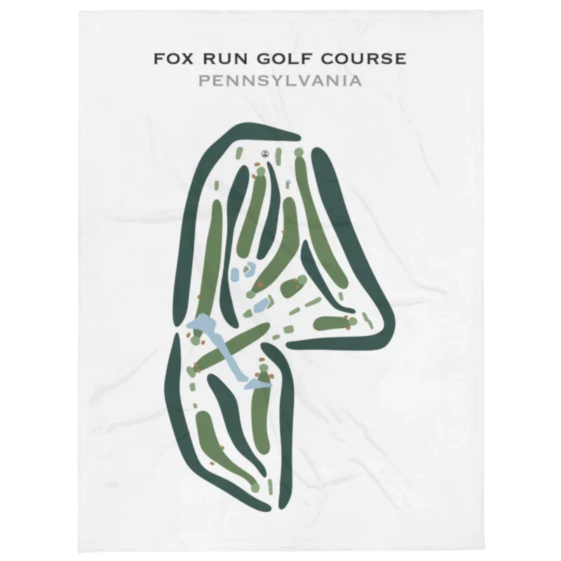 Fox Run Golf Course, Pennsylvania - Printed Golf Courses