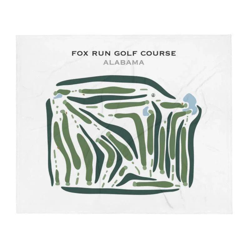 Fox Run Golf Club, Alabama - Printed Golf Course