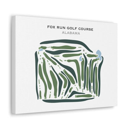 Fox Run Golf Club, Alabama - Printed Golf Course