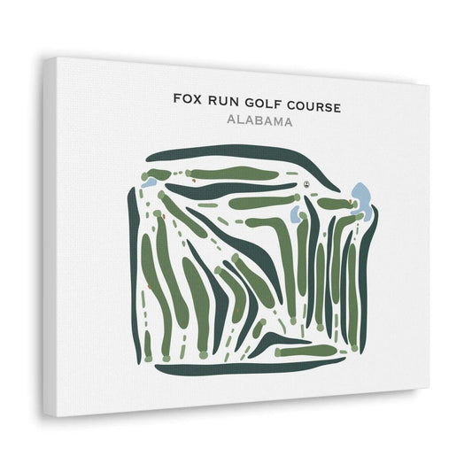 Fox Run Golf Club, Alabama - Printed Golf Course