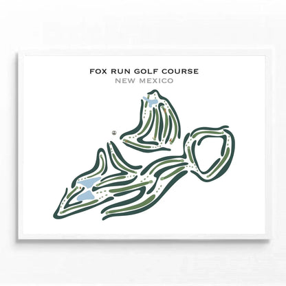Fox Run Golf Course, New Mexico - Printed Golf Courses