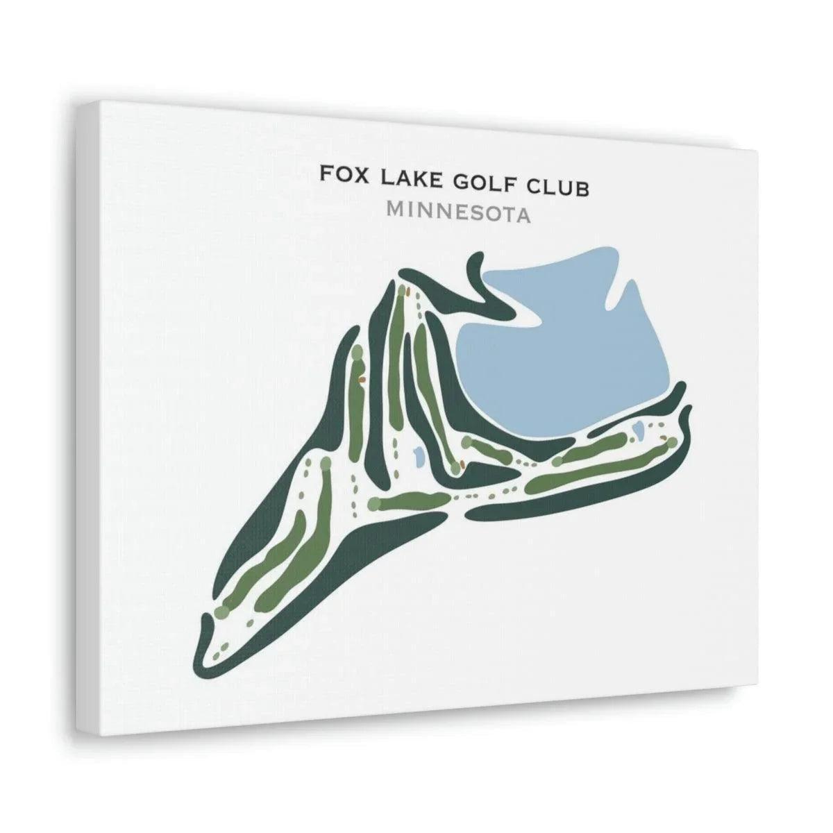 Fox Lake Golf Club, Minnesota - Printed Golf Courses