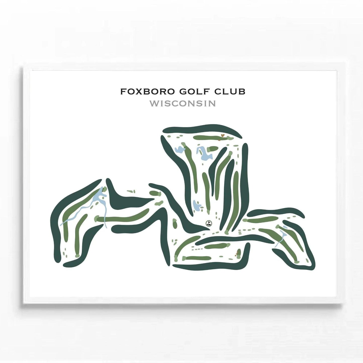 Foxboro Golf Club, Wisconsin - Printed Golf Courses