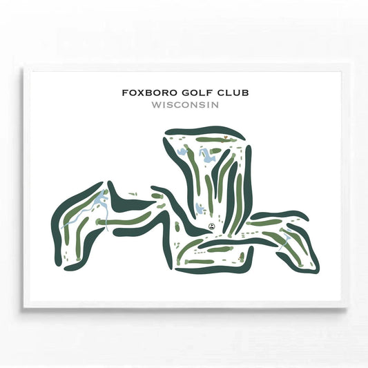 Foxboro Golf Club, Wisconsin - Printed Golf Courses