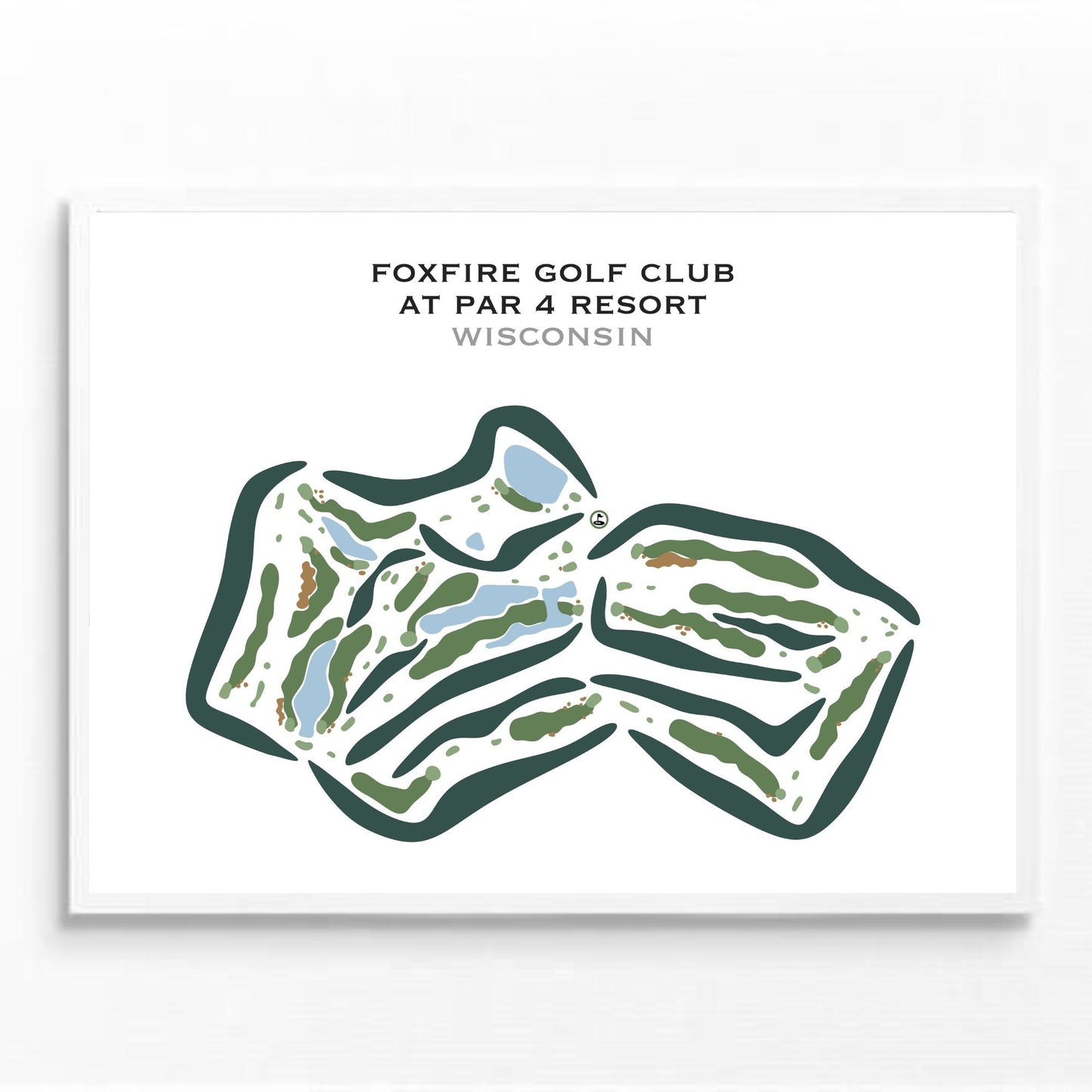 Foxfire Golf Club at Par4 Resort, Wisconsin - Printed Golf Courses
