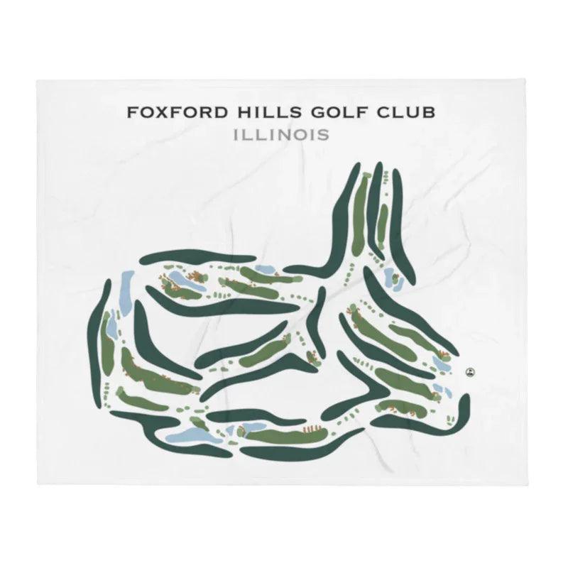 Foxford Hills Golf Club, Illinois - Printed Golf Course