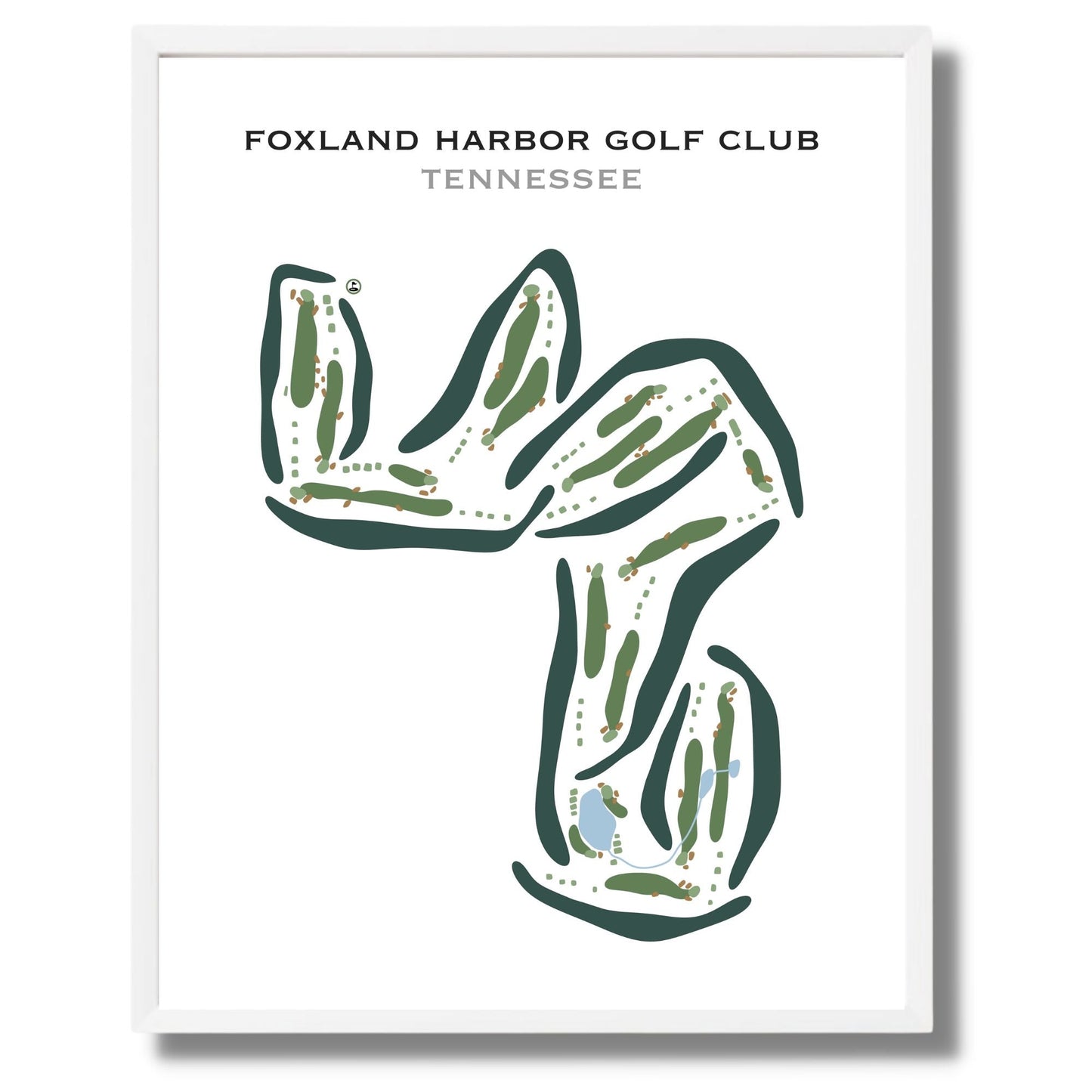 Tennessee Grasslands Foxland, Tennessee - Printed Golf Courses