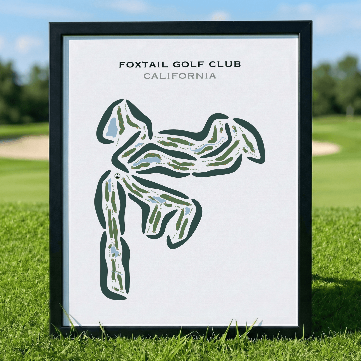 Foxtail Golf Club, California - Printed Golf Courses