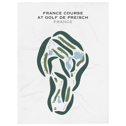 France Course at Golf de Preisch, France - Printed Golf Courses