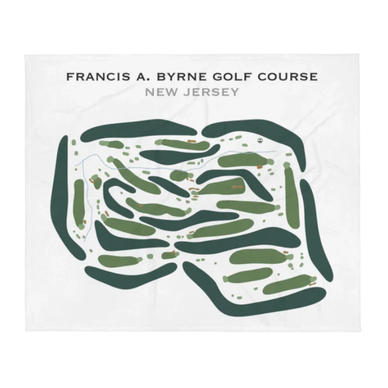 Francis A. Byrne Golf Course, New Jersey - Printed Golf Courses