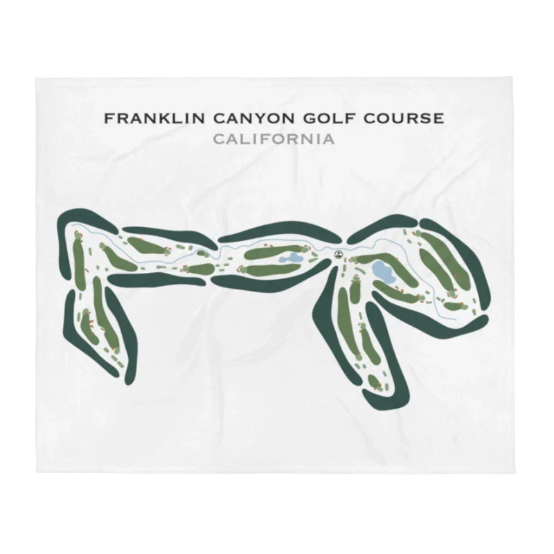 Franklin Canyon Golf Course, California - Printed Golf Courses