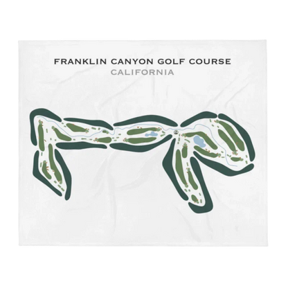 Franklin Canyon Golf Course, California - Printed Golf Courses