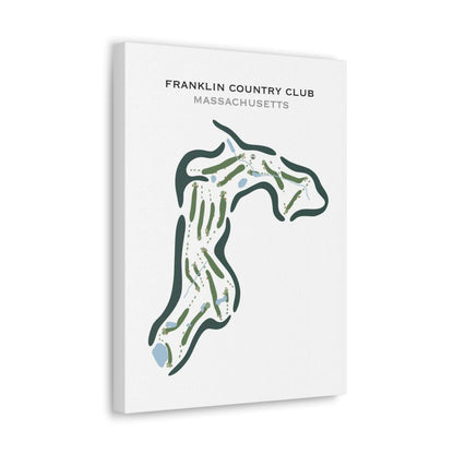 Franklin Country Club, Massachusetts - Printed Golf Courses