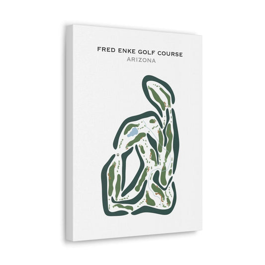 Fred Enke Golf Course, Arizona - Printed Golf Courses