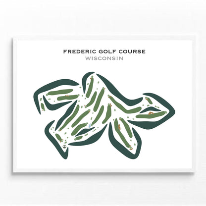 Frederic Golf Course, Wisconsin - Printed Golf Courses