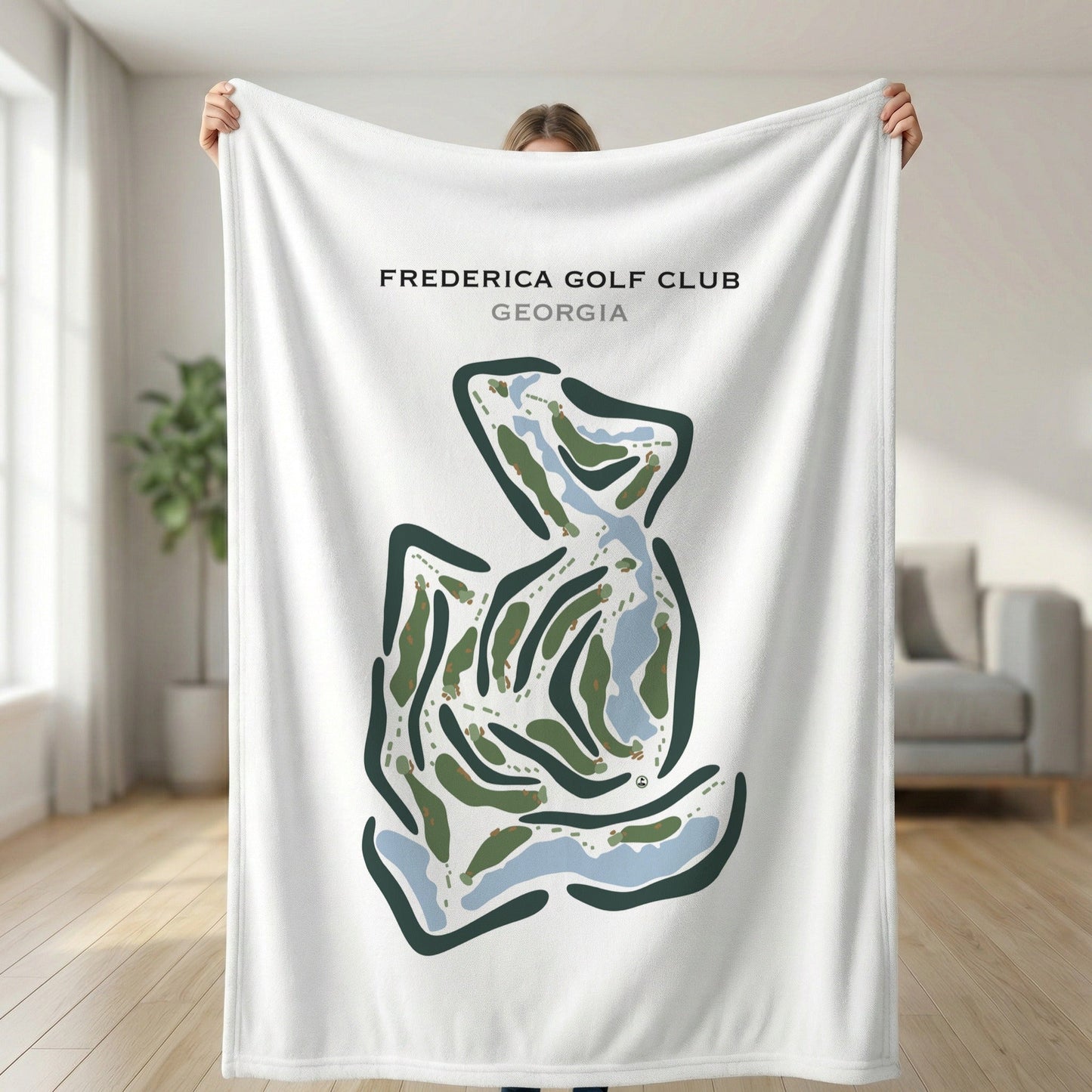 Frederica Golf Club, Georgia - Printed Golf Course
