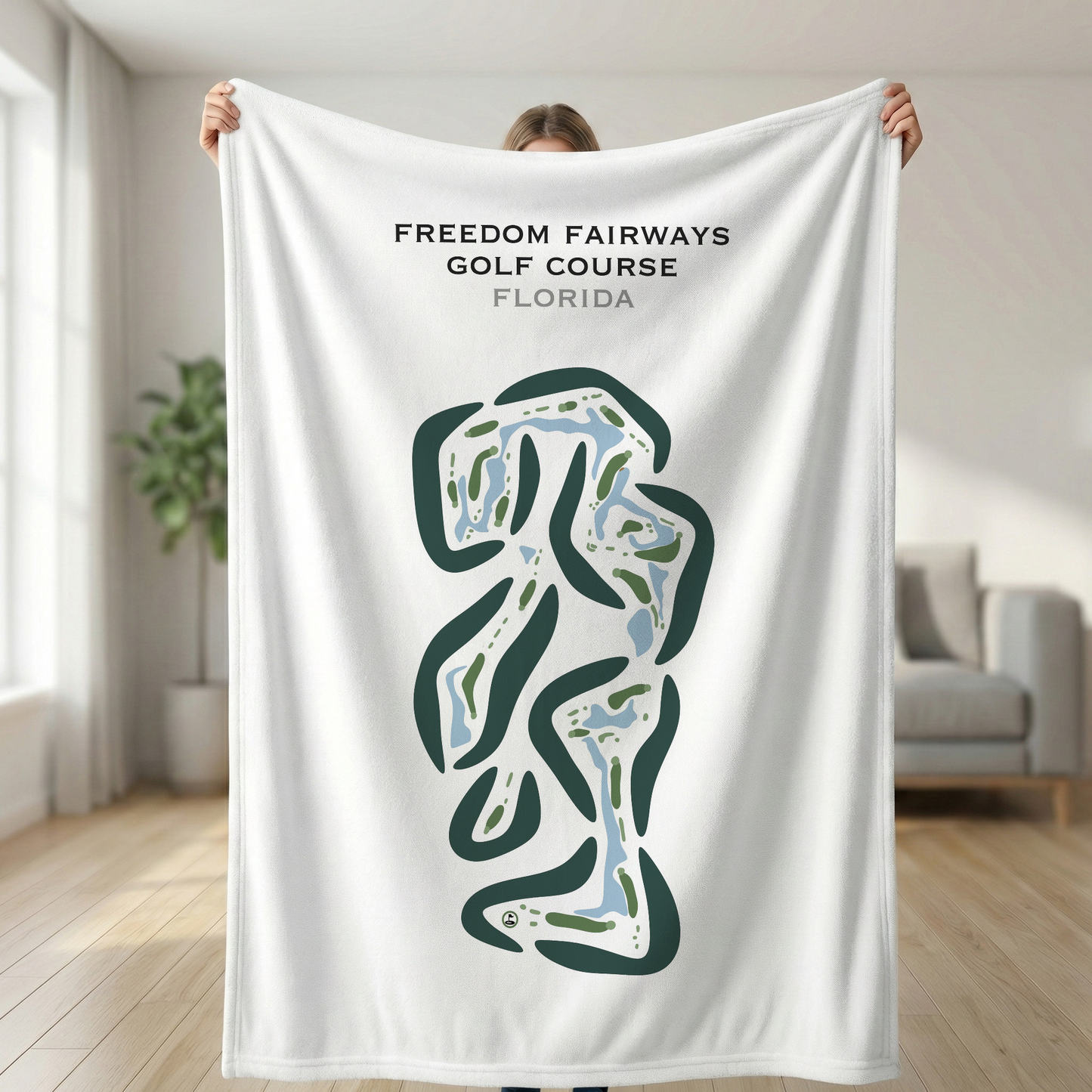 Freedom Fairways Course at Sun City Lakes Golf Club, Arizona - Printed Golf Courses