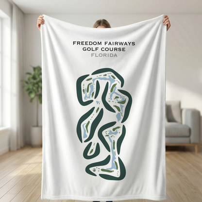 Freedom Fairways Course at Sun City Lakes Golf Club, Arizona - Printed Golf Courses