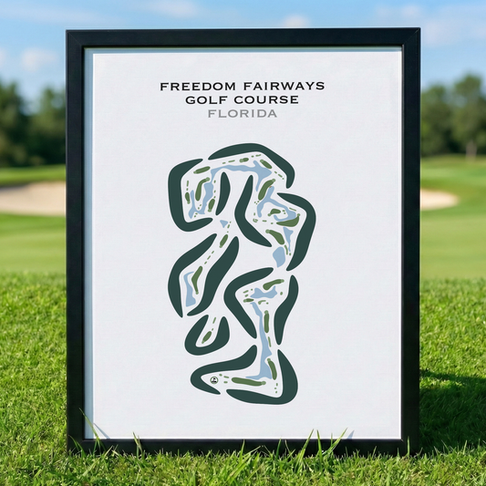 Freedom Fairways Course at Sun City Lakes Golf Club, Arizona - Printed Golf Courses