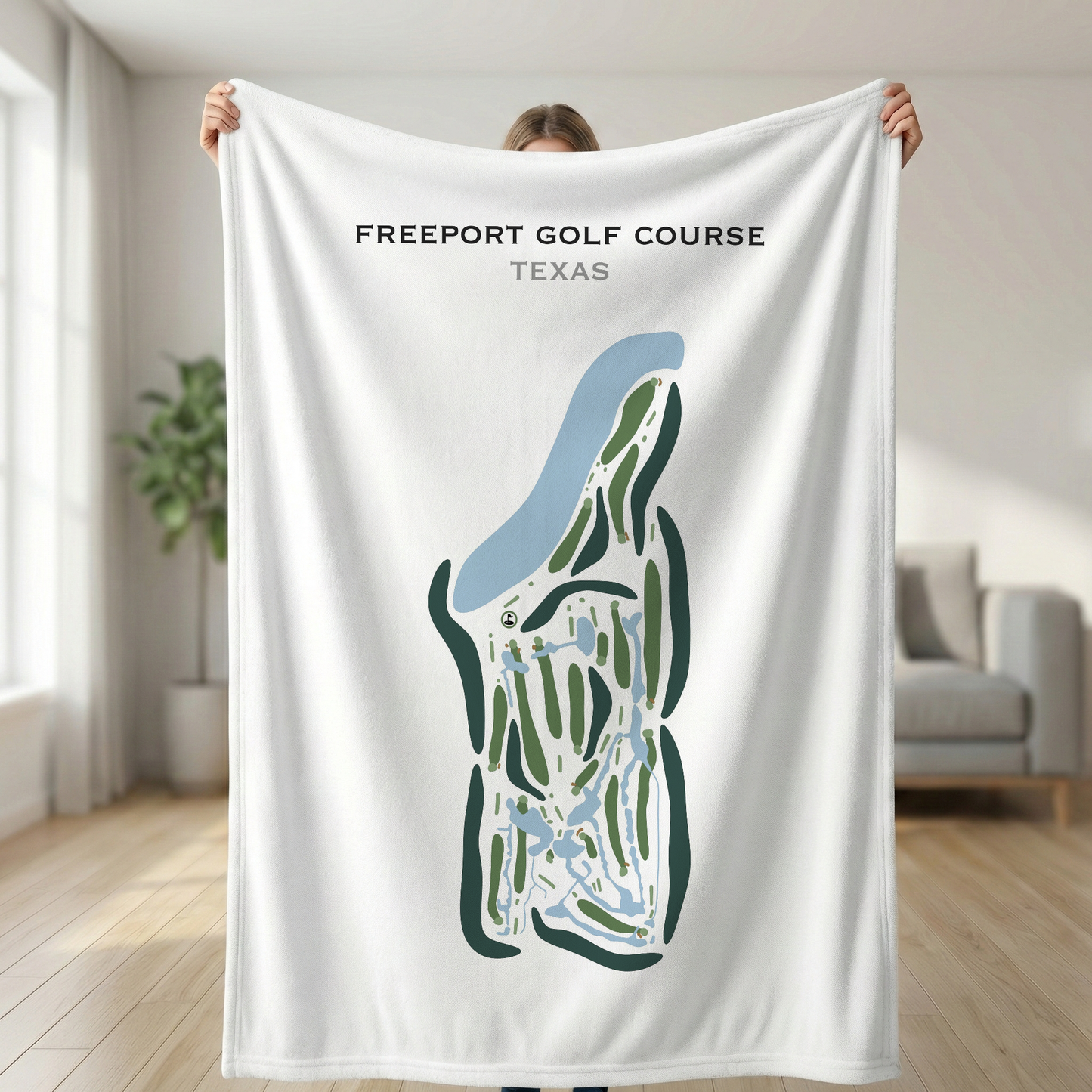 Freeport Golf Course, Texas - Printed Golf Courses
