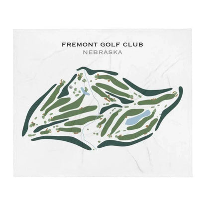 Fremont Golf Club, Nebraska - Printed Golf Course